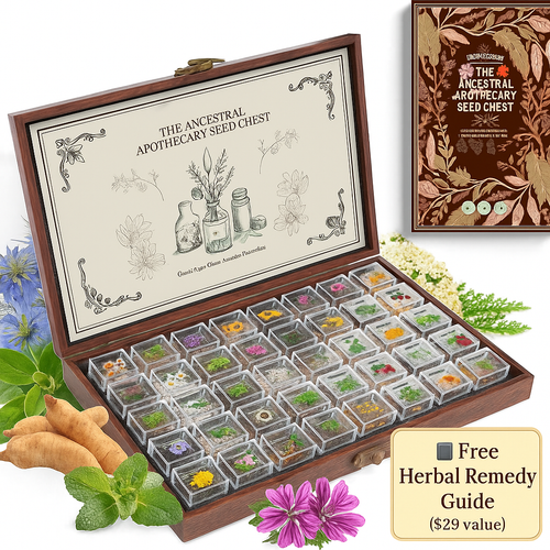 The Ancestral Apothecary Seed Chest - 40 Varieties of Medicinal Herb Seeds