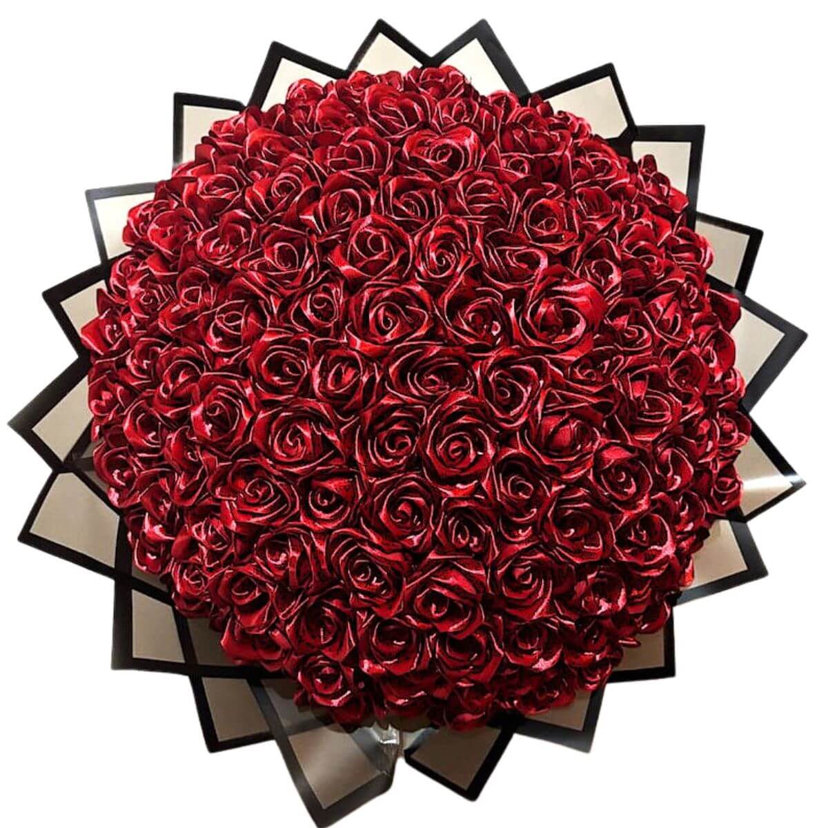 Glitter Faux Roses Bouquet