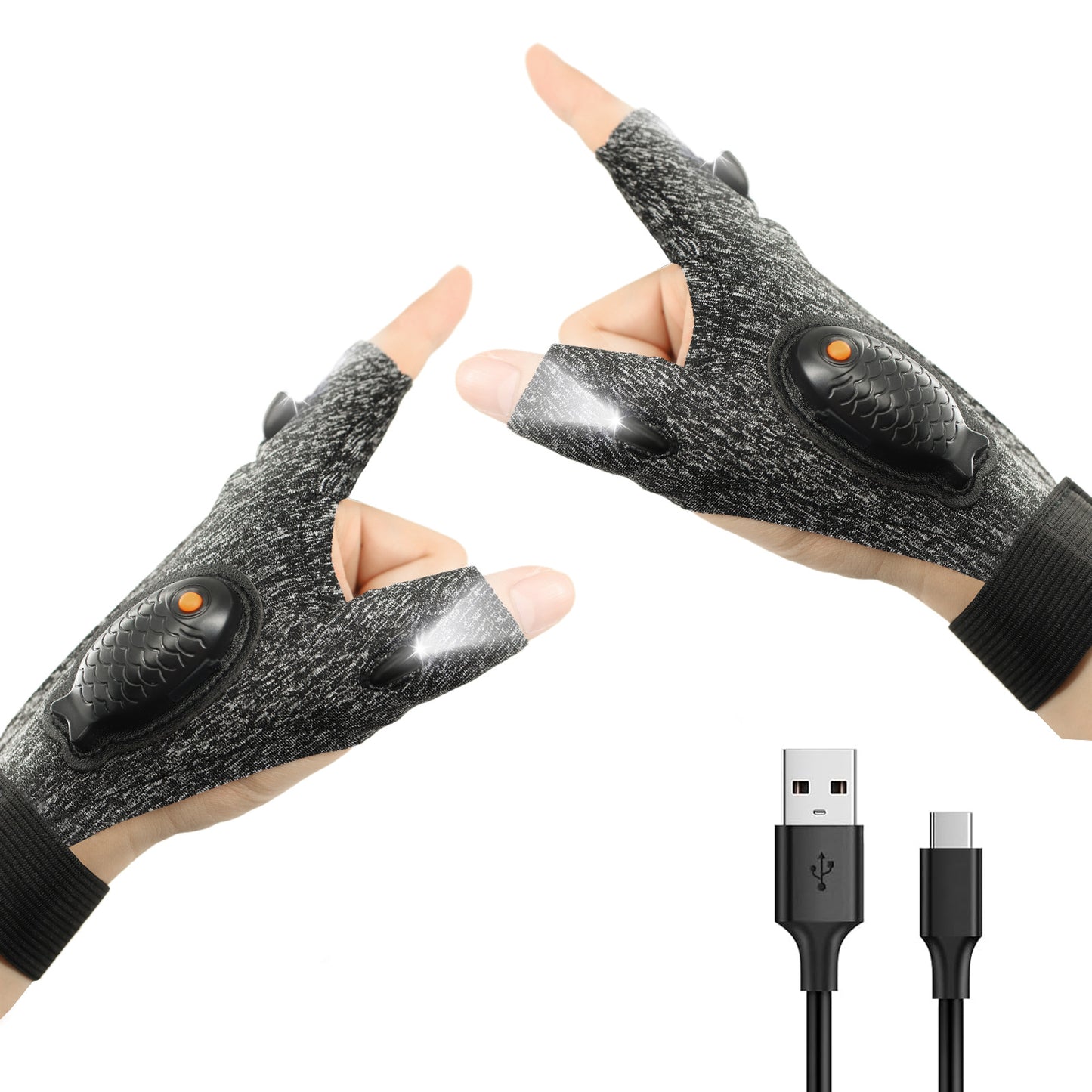 LED Light Fishing Gloves – Lightweight & Breathable