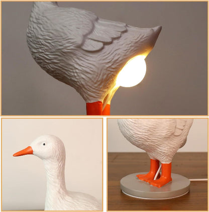 Realistic Resin Chicken Lamp with LED Egg Bulb