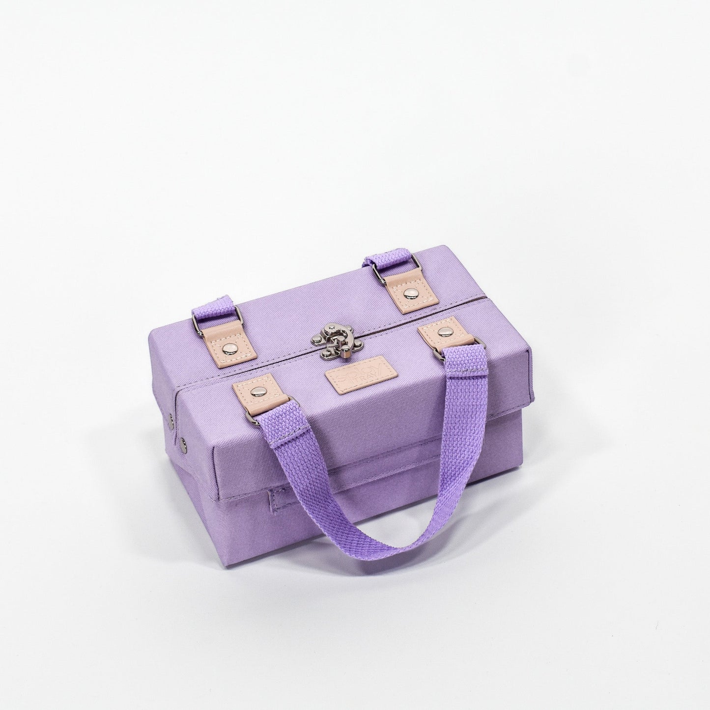 Leather Cosmetic Bag That Opens Into a Tray