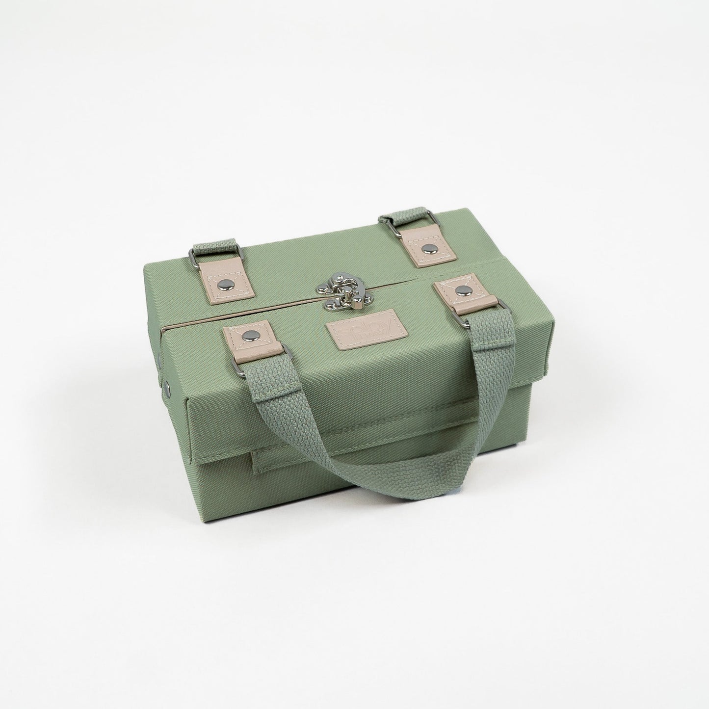 Leather Cosmetic Bag That Opens Into a Tray