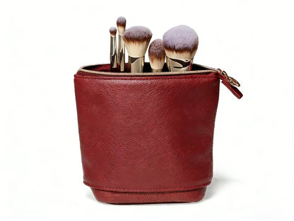 Standup Brush Holder & Travel Makeup Bag