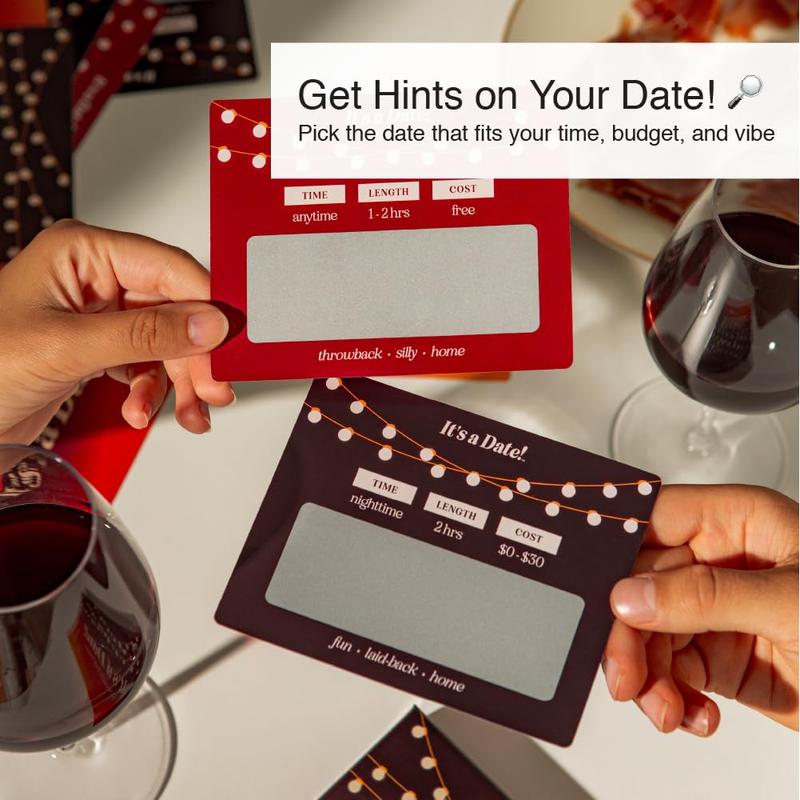 40 Romantic Scratch Off Date Night Cards for Couples