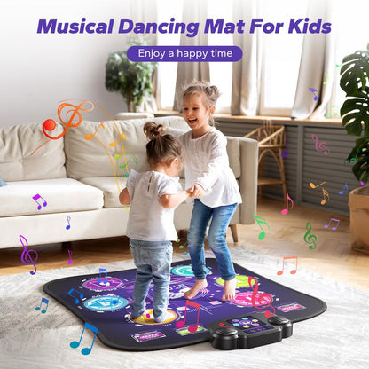 Dance Mat Bluetooth Electronic Dance Pad with Light-up