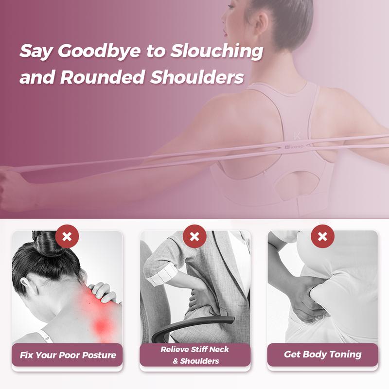 Figure 8 Resistance Bands for Women - TPE Fitness Equipment for Arms Chest Expander Yoga Gym Training