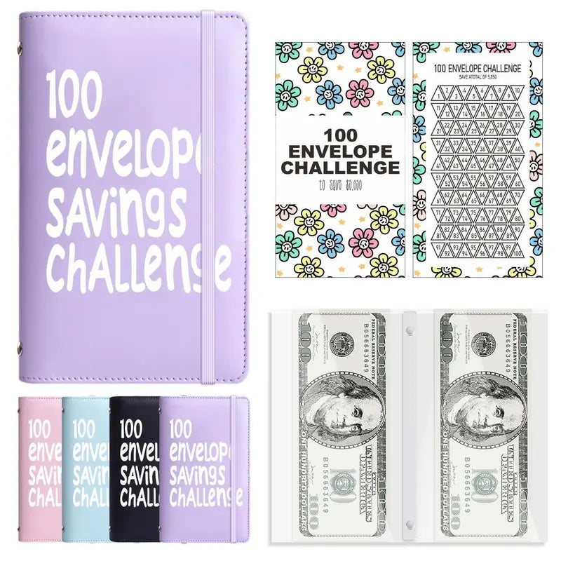 100 Days Saving Challenge Book
