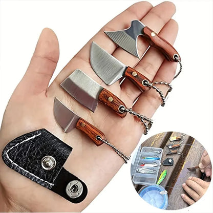 4-Piece EDC Pocket Knife Set for Camping