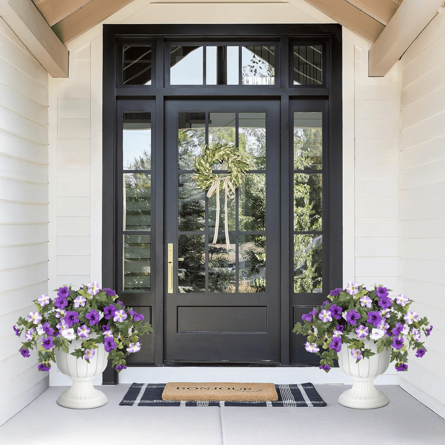 🔥Spring Faux Petunias Silk Flower UV Resistant No Fade Floral