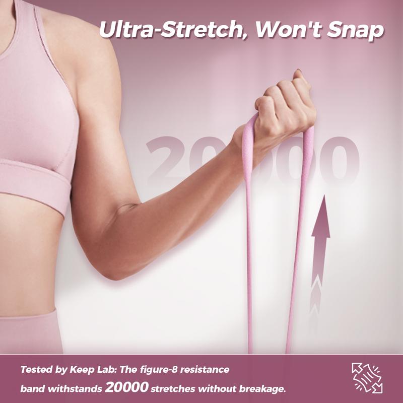 Figure 8 Resistance Bands for Women - TPE Fitness Equipment for Arms Chest Expander Yoga Gym Training