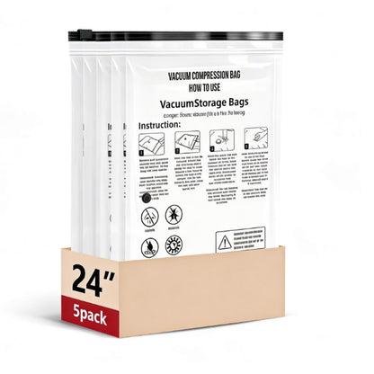 Cordless Travel Vacuum Storage Compression Bag Set