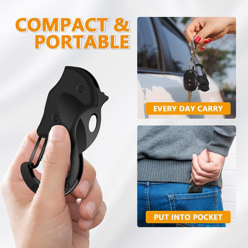Mini Folding Knife Keychain - Portable Multi-purpose Gift for Camping & Holidays