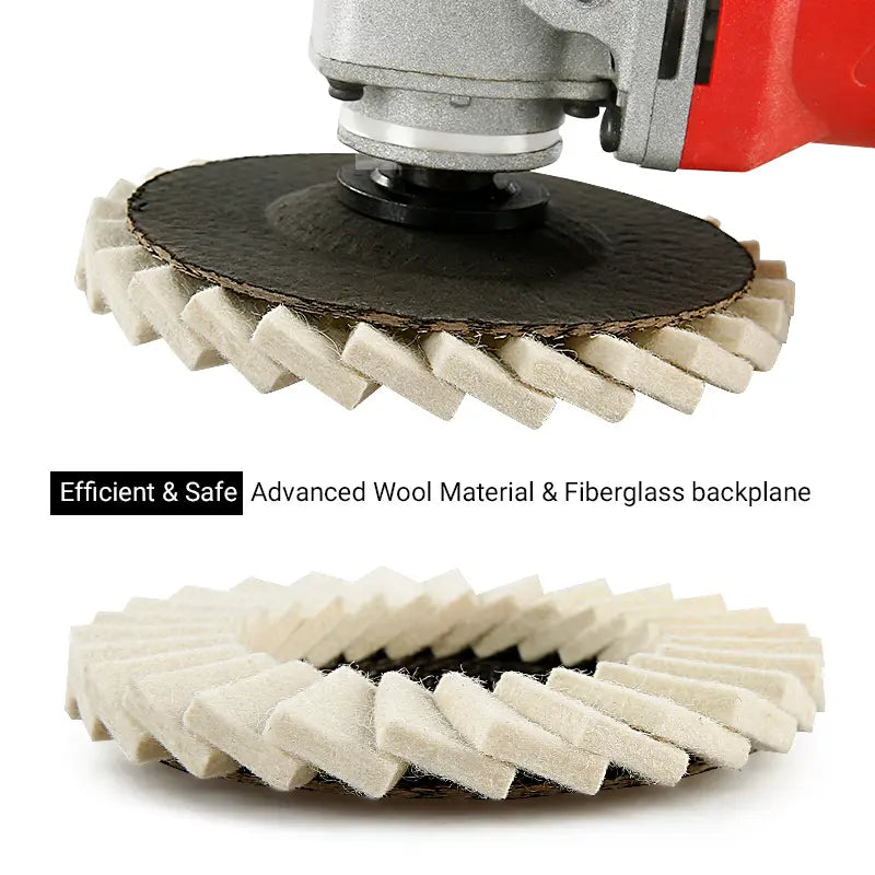 5Inch Wool Polishing Wheels Set