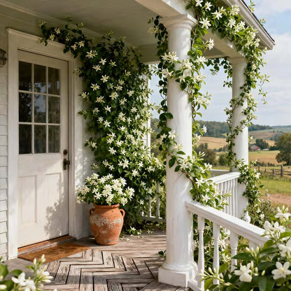 FrostCharm Jasmine Seeds – Winter Planting, Perennial Blooms & Fragrant Garden Elegance 🌸