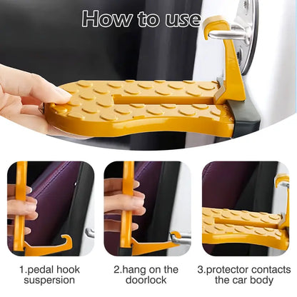 🔧 Universal Foldable Car Door Step