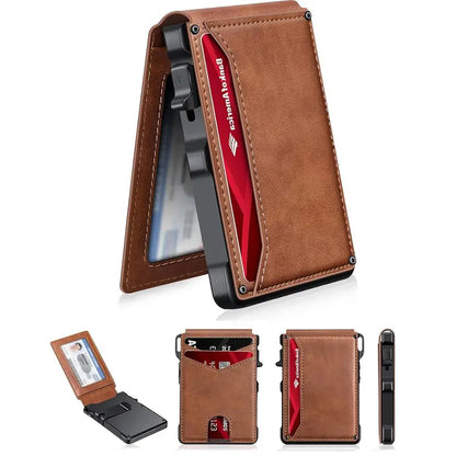 Slim Aluminum Pop-Up Wallet