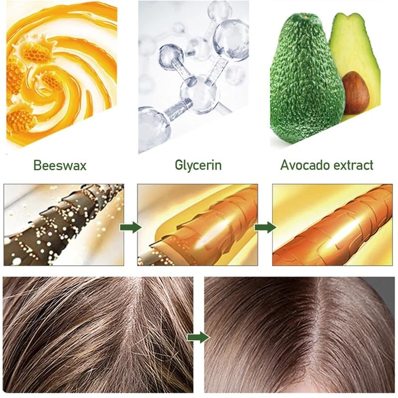 Wax Stick - Wax Stick to remove frizz ️ 🎁  FREE 👉 Double baby hair comb