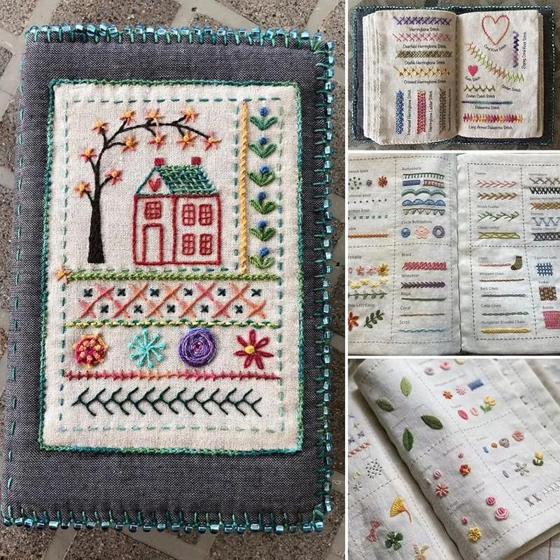 All-Scenario Sewing Kit + Embroidery Stitch Book (86PCS)