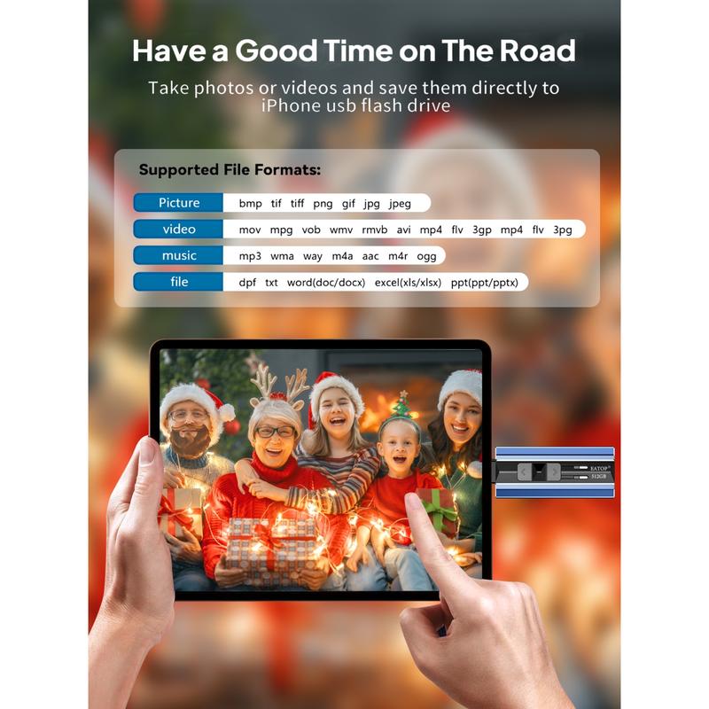 Multi-Device Plug-and-Play iPhone Flash Drive