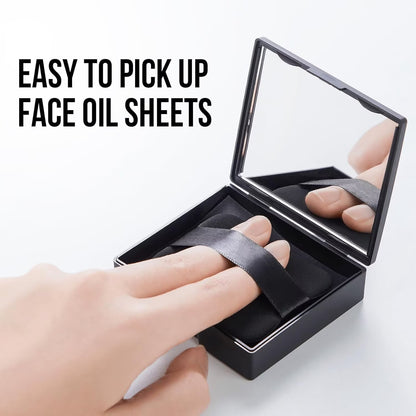 Black Magnet Oil Blotting Setting Sheet
