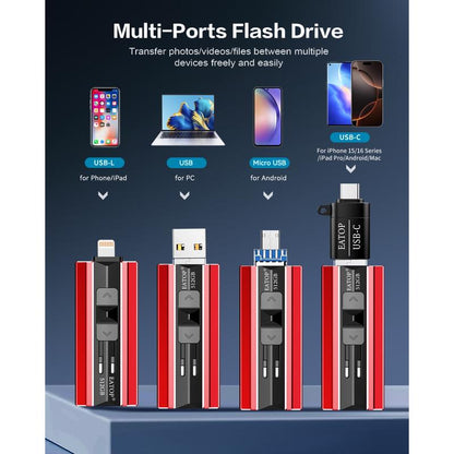 Multi-Device Plug-and-Play iPhone Flash Drive