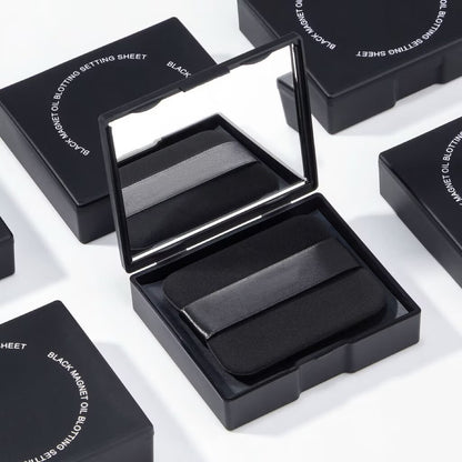 Black Magnet Oil Blotting Setting Sheet