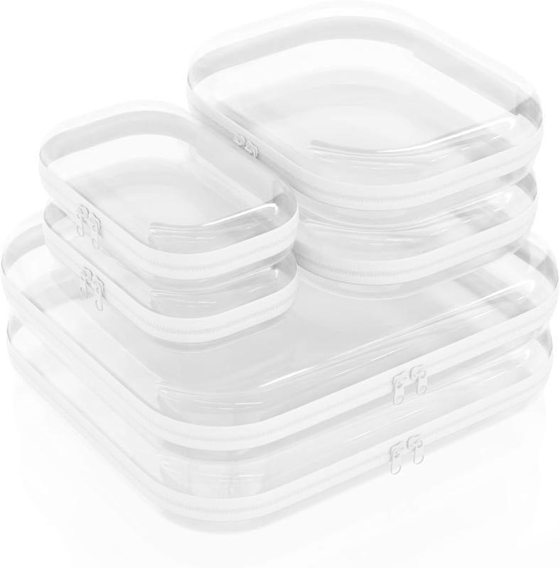 Clear Hard Shell Zippered Cases