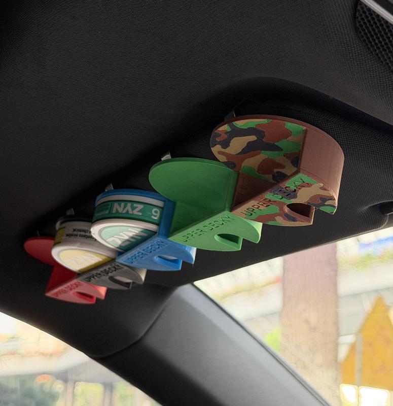 3D Printed Car SunVisor Storage Cover