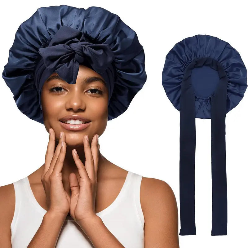 ✨ Lightweight Satin Sleeping Cap