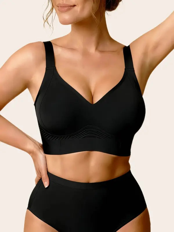 Plus Size Back Fat Smoothing Jelly Bra