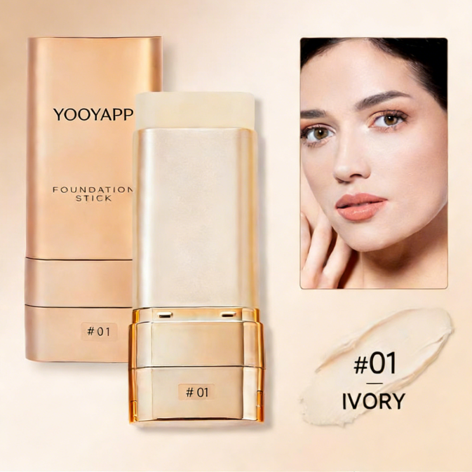 Concealer Foundation Stick with Built-in Brushes Complimentary