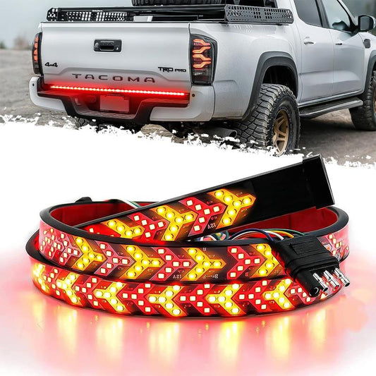 Upgraded 60-Inch LED Tailgate Light Bar