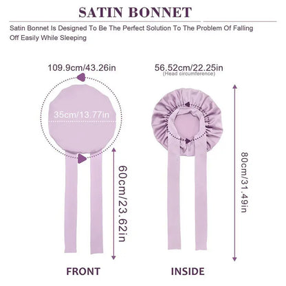 ✨ Lightweight Satin Sleeping Cap