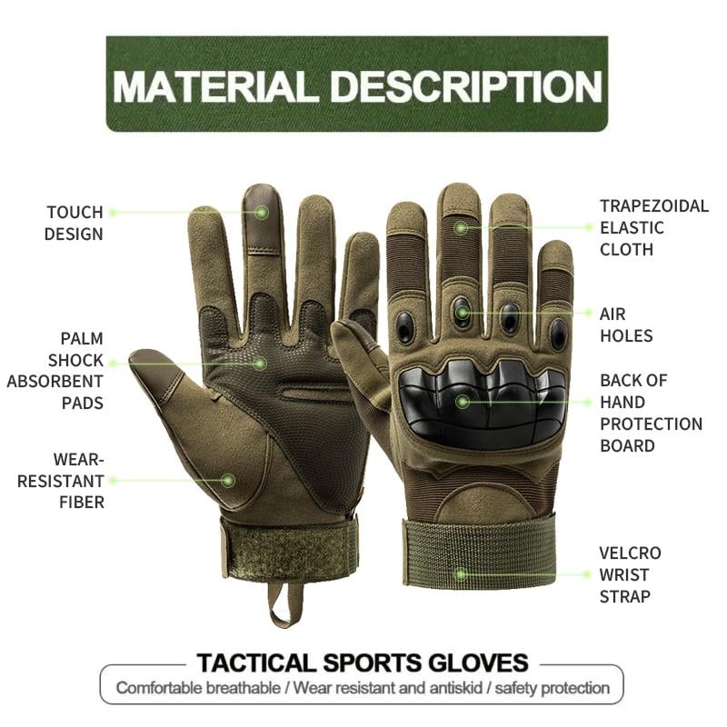 Protective Soft-Knuckle Tactical Gloves