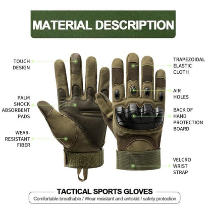 Protective Soft-Knuckle Tactical Gloves