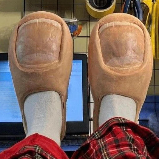 Fancy Big Toe Slides - Indoor & Outdoor Masquerade Slippers