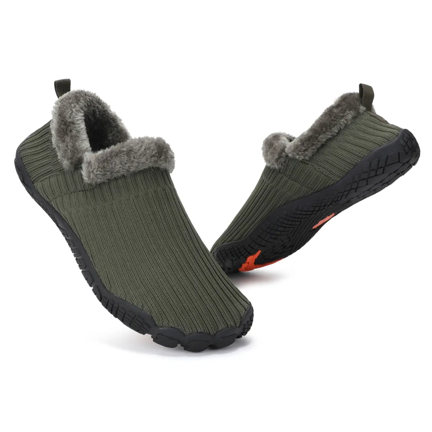 Fleece-Lined Non-Slip Unisex Slippers