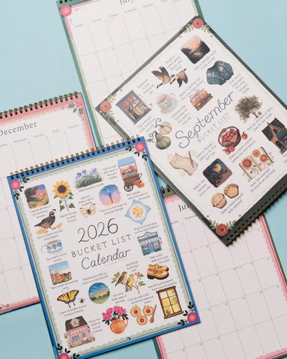 2026 Bucket List Calendar