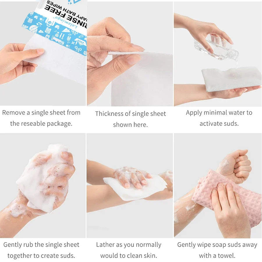 NoRinse Gentle Care Towels Pack