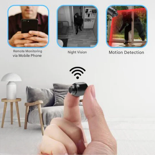 MiniSpy ™ |  Mini WiFi Security Camera