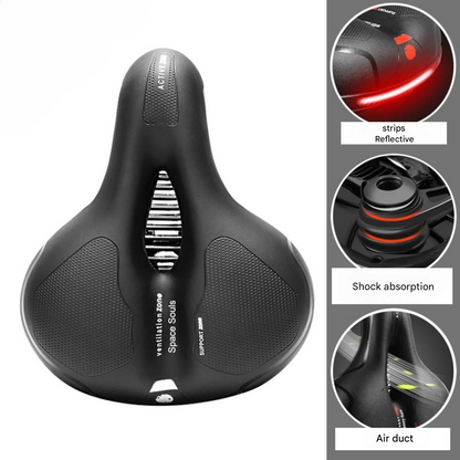CloudRide™ – Breathable Hollow Bike Saddle