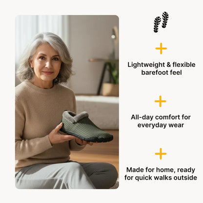 Fleece-Lined Non-Slip Unisex Slippers