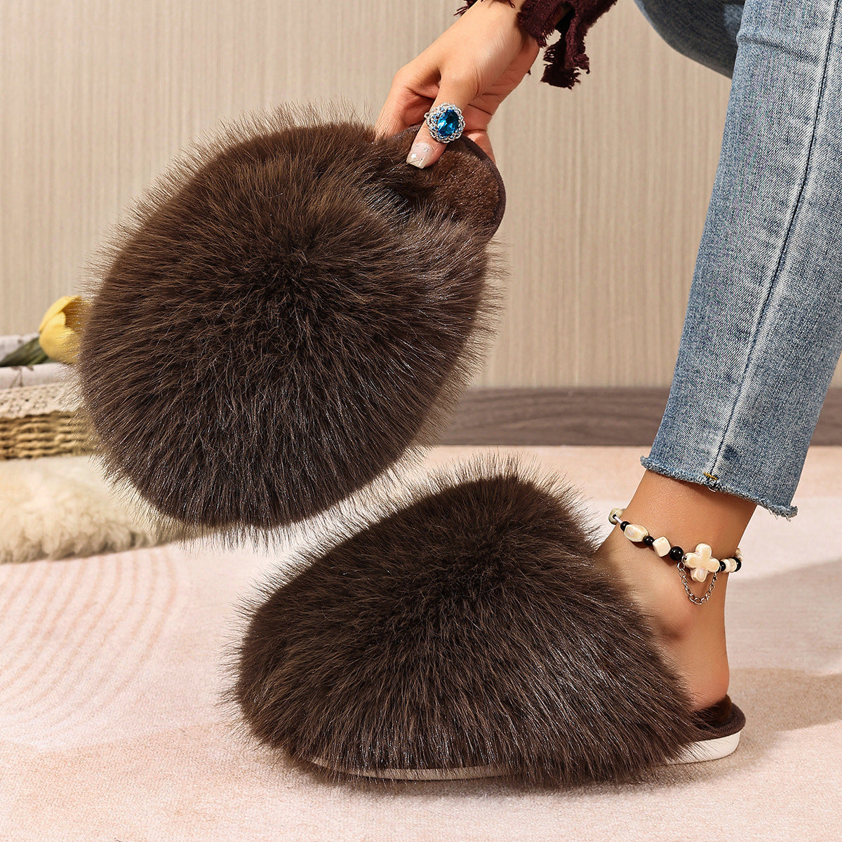 Fluffy Plush Slippers