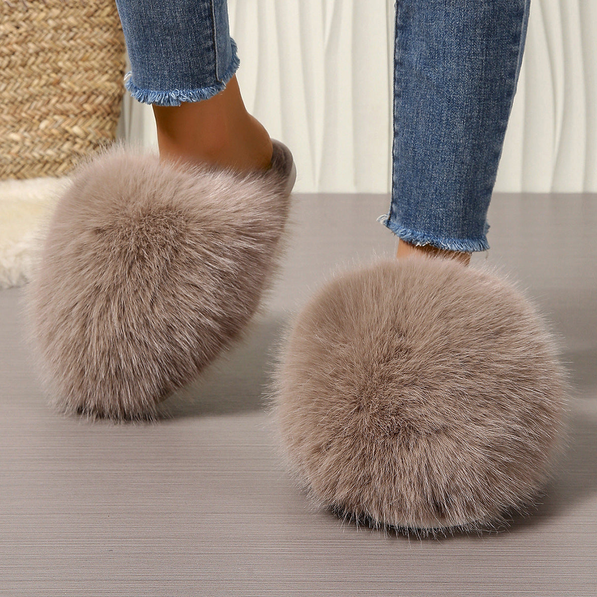 Fluffy Plush Slippers