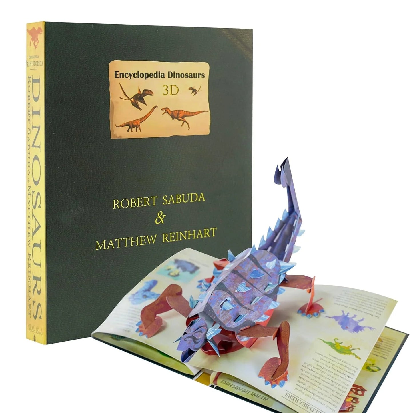 🦖3D Encyclopedia Prehistorica Dinosaurs📙HARDCOVER